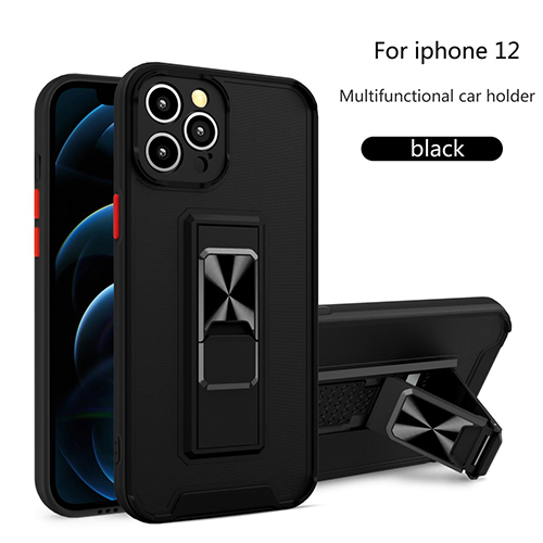 Dobleng Kulay na Protective Phone Case na May Kickstand